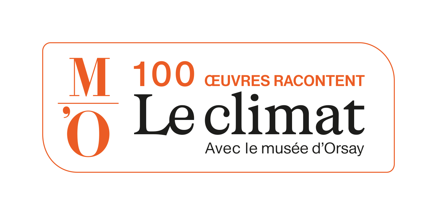 LOGO_100_ŒUVRES_LE_CLIMAT_contour-orange
